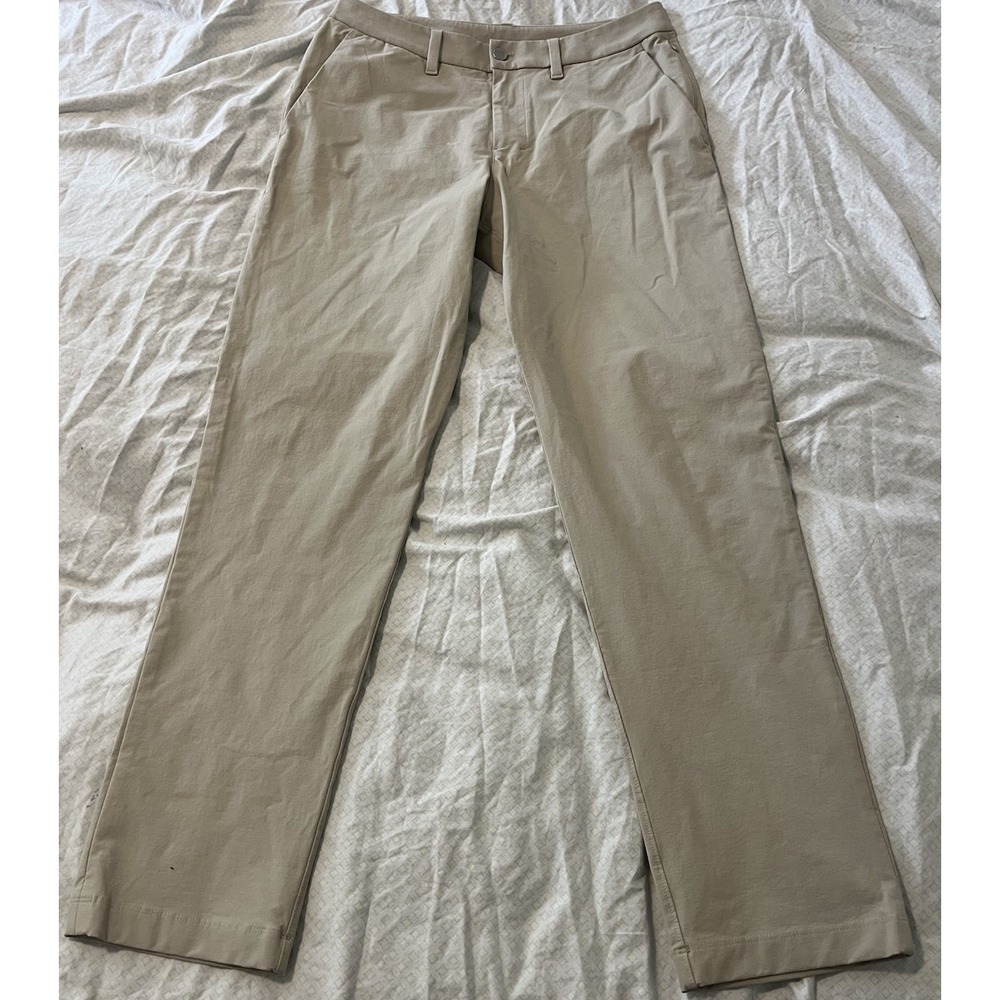 Lululemon ABC Versatwill Pants Mens 31x32 Beige Casual Chino